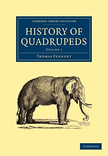 Cover for History of Quadrupeds