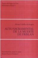 Cover for Auto sacramental de la muerte de Frislán