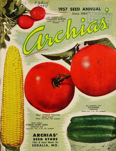 Cover for Archias 1957 seed annual