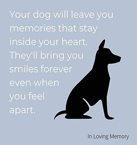 Cover for Condolence book for dogs