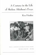 Cover for Century in the life of Sholem Aleichem's Tevye