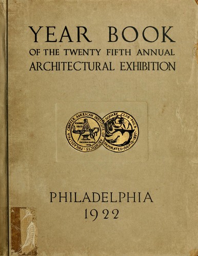 Cover for Catalogue of the architectural exhibition by the T Square Club