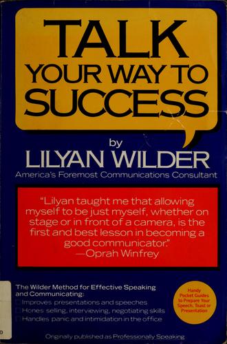 Cover for Talk your way to success