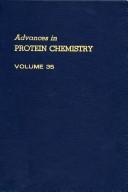Cover for Advances in protein chemistry.