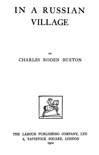 Cover for In a Russian village