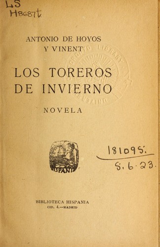 Cover for Los Toreros de Invierno