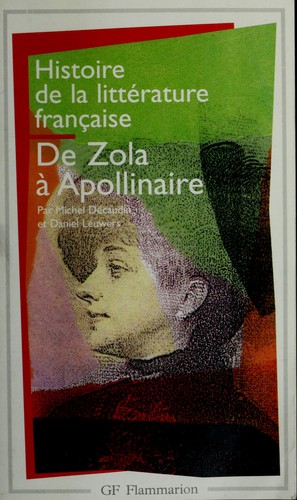 Cover for De Zola á Guillaume Apollinaire