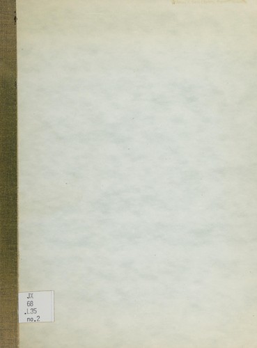 Cover for The situational approach to international relations