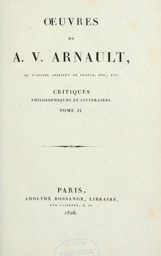 Cover for Critiques philosophiques et littéraires