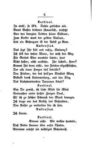 Cover for Kaiser Friedrich der zweite: Trauerspiel in 5 Aufzügen