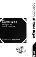 Cover for Texturas