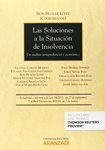 Cover for Las soluciones a la situación de insolvencia