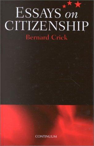 Cover for Essays on Citizenship