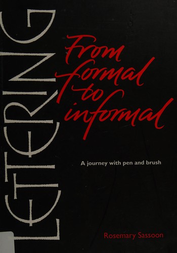 Cover for Lettering from Formal to Informal