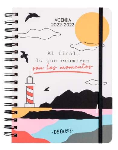 Cover for Agenda escolar semana vista 2022-2023 Defreds