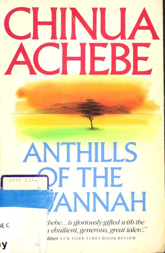 Cover for Anthills of the savannah