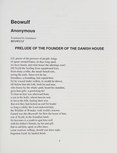 Cover for Beowulf