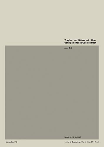 Cover for Traglast von Stäben mit dünnwandigen offenen Querschnitten
