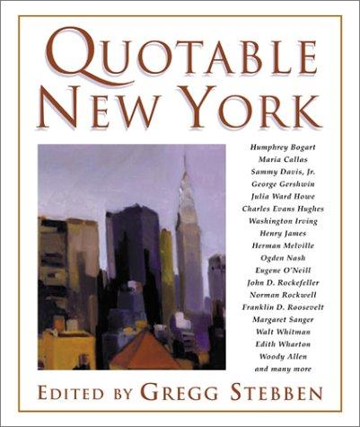 Cover for Quotable New York