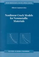 Cover for Nonlinear Crack Models for Nonmetallic Materials (Solid Mechanics and Its Applications)