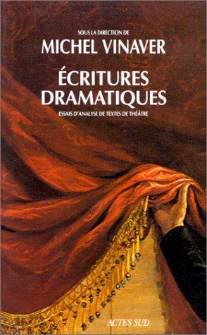 Cover for Ecritures dramatiques