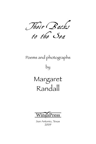 Cover for Their backs to the sea