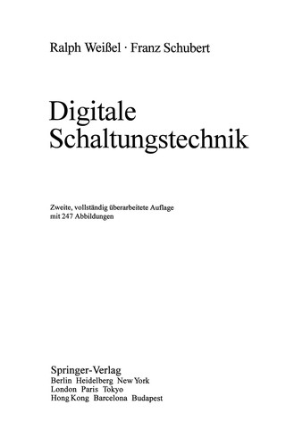 Cover for Digitale Schaltungstechnik