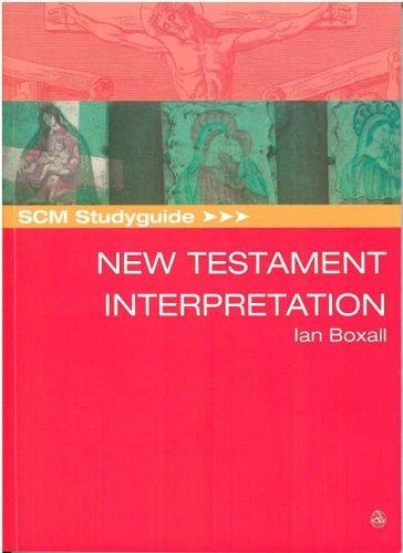 Cover for SCM Studyguide to New Testament Interpretation (Scm Studyguides)
