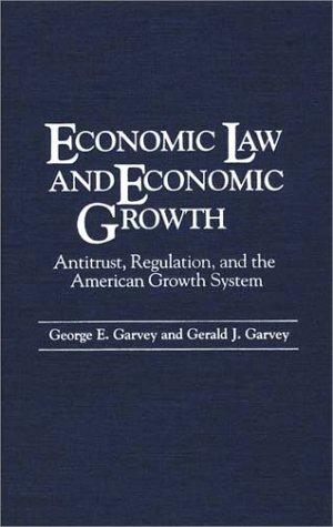 Cover for Economic law and economic growth