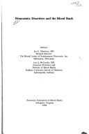 Cover for Hemostatic disorders and the blood bank
