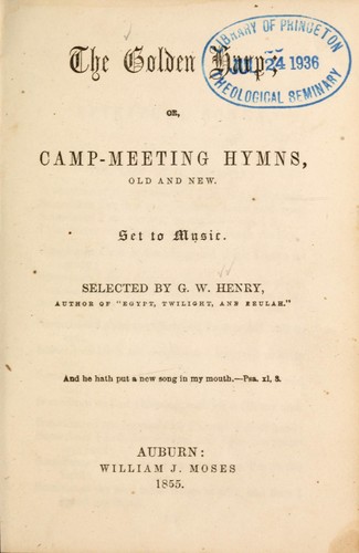 Cover for The Golden harp