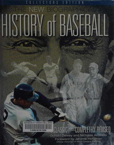 Cover for New Biographical History of Baseball