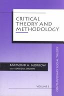 Cover for Critical theory and methodology