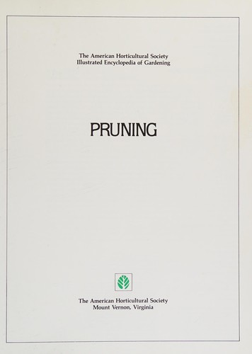 Cover for Pruning.