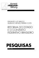 Cover for Reforma do Estado e o contexto federativo brasileiro
