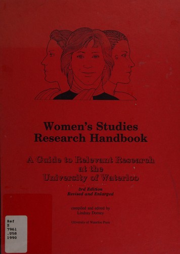 Cover for Women's studies research handbook