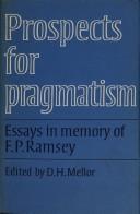 Cover for Prospects for pragmatism