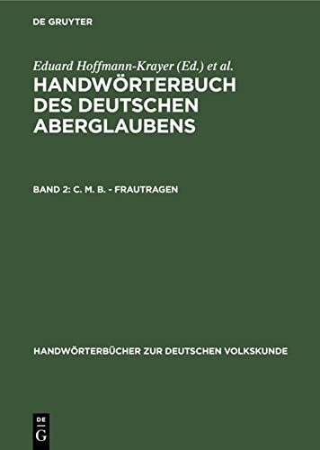 Cover for C. M. B. - Frautragen