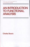 Cover for An introduction to functional analysis