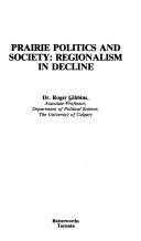 Cover for Prairie politics and society