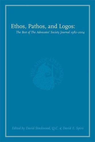 Cover for Ethos, Pathos, and Logos