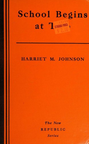 Cover for School begins at two