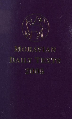Cover for Moravian daily texts
