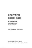 Cover for Analyzing social data