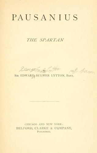 Cover for Pausanius the Spartan