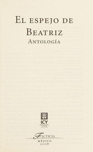 Cover for El espejo de Beatriz