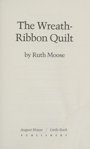 Cover for The wreath-ribbon quilt