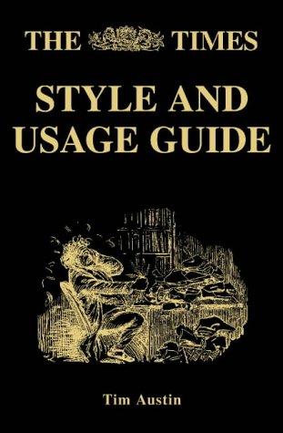 Cover for The Times Style and Usage Guide