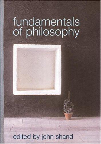 Cover for Fundamentals of philosophy