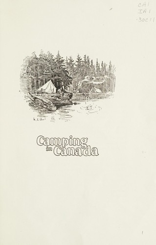 Cover for Camping in Canada